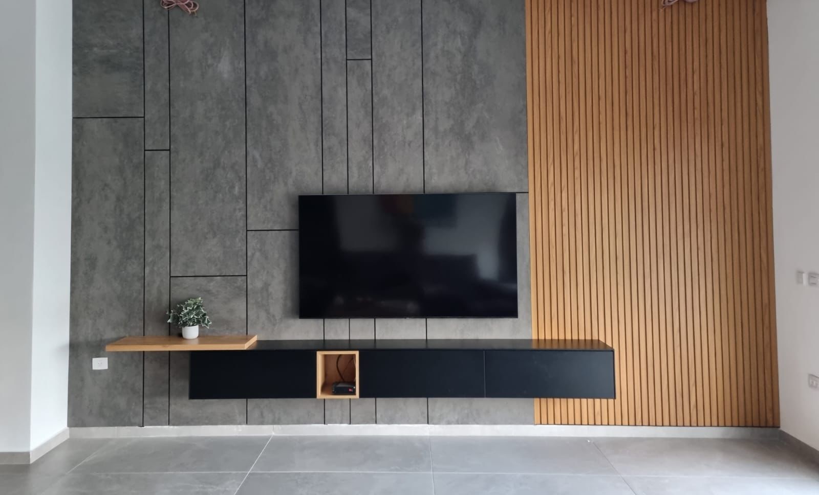 Indoor Living Room TV Wall Aluminum Cladding Decor