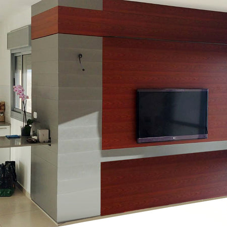 Indoor TV Wall Plus Corner Aluminum Cladding