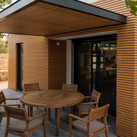 Home Exterior Patio.Aluminum Cladding