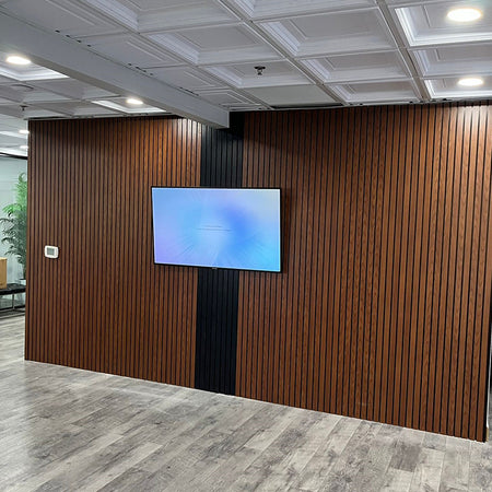 Commercial Welcome TV Wall Cladding
