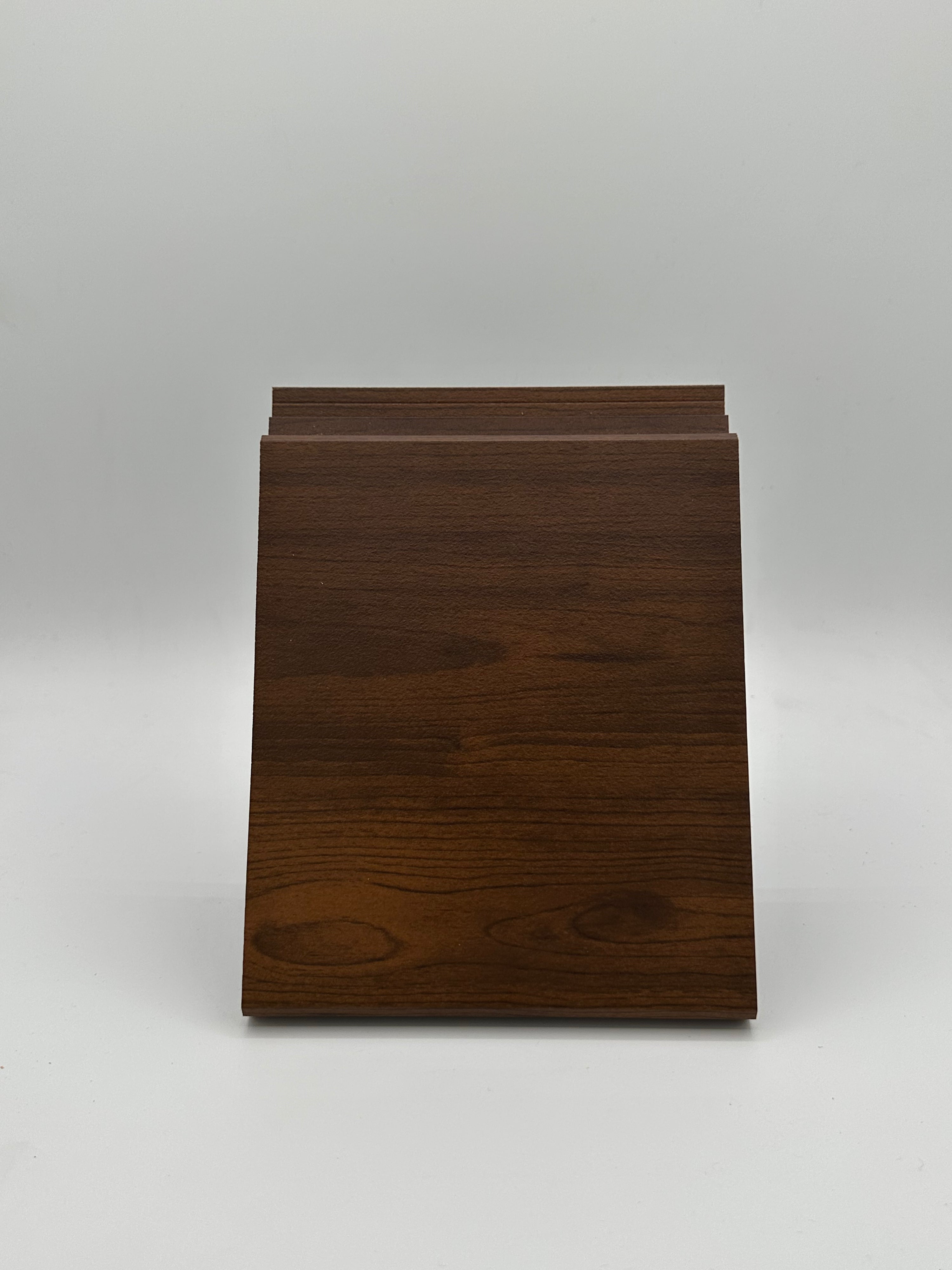 SlideLux Aluminum Wall Panel: 180mm in 'Walnut'